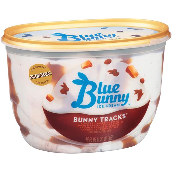 Blue Bunny Bunny Tracks Ice Cream | Hy-Vee Aisles Online Grocery Shopping