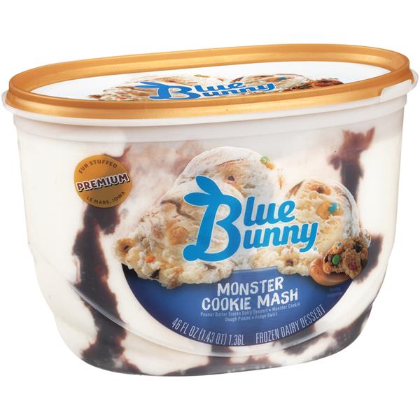 Blue Bunny Monster Cookie Mash Ice Cream Hy Vee Aisles Online