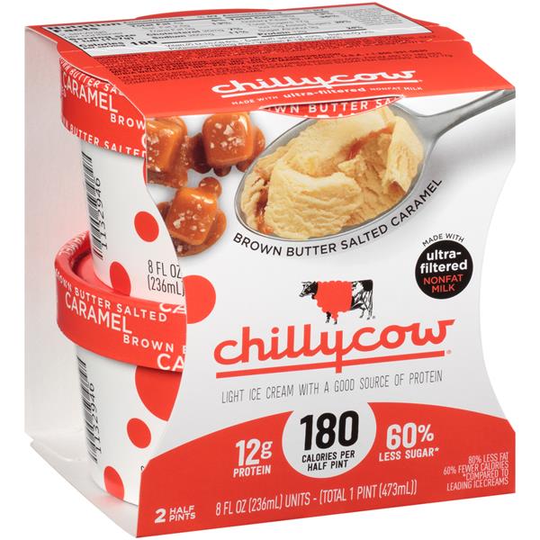 Chilly Cow Brown Butter Salted Caramel Light Ice Cream 2Pk HyVee