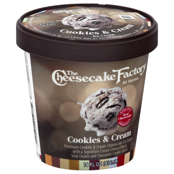 The Cheesecake Factory at Home Cookies & Cream Ice Cream | Hy-Vee ...