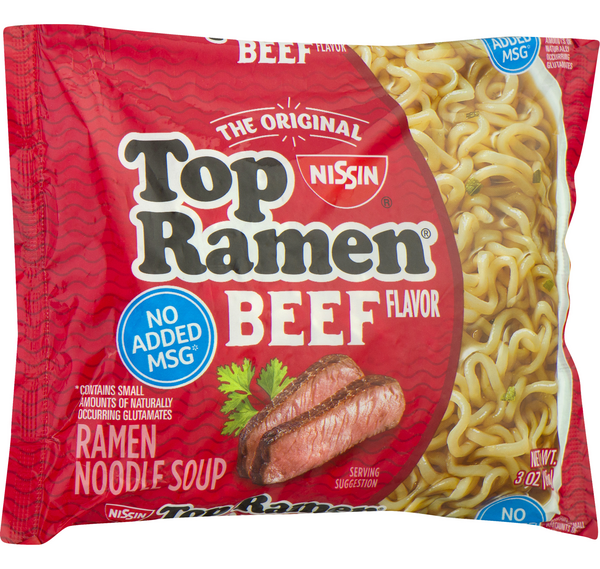 Nissin Top Ramen Beef Flavor Ramen Noodle Soup | Hy-Vee Aisles Online ...