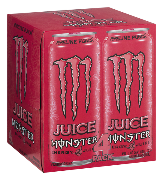 Monster Energy Juice Pipeline Punch - 4 PK | Hy-Vee Aisles ...