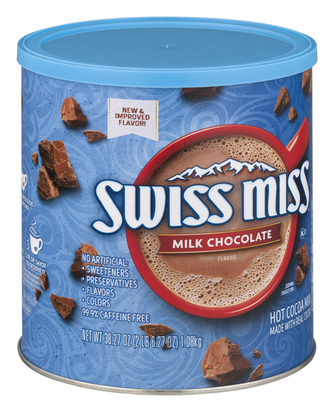 Swiss Miss Milk Chocolate Cocoa Mix Canister - Shop Cocoa at H-E-B