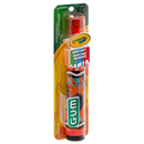 GUM Crayola Sticker It with Travel Cap Soft Power Toothbrush