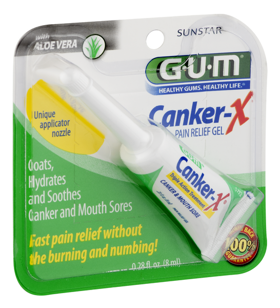 Gum Canker-X Pain Relief Gel With Aloe Vera | Hy-Vee Aisles Online Grocery  Shopping