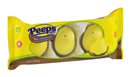 Peeps Milk Chocolate Dipped Marshallow Yellow Chicks 3Ct