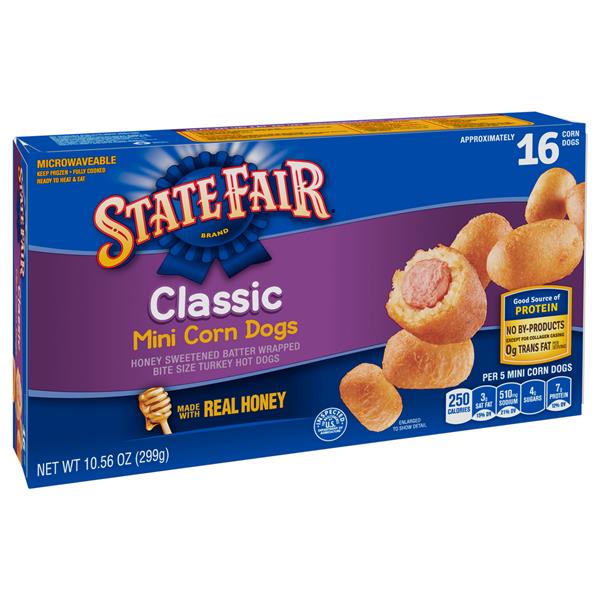 State Fair Classic Mini Corn Dogs 16Ct | Hy-Vee Aisles Online Grocery Shopping