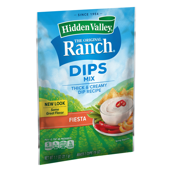 Hidden Valley Dips Mix, Fiesta Ranch | Hy-Vee Aisles Online Grocery ...