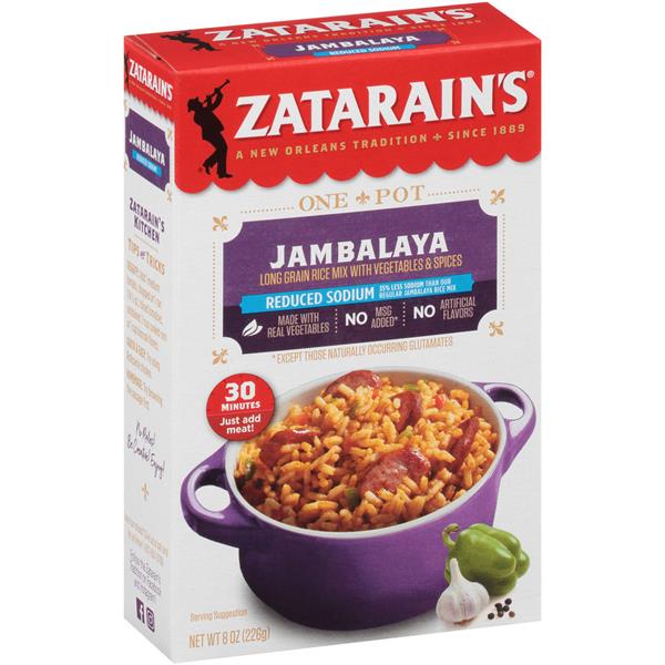Zatarain's One Pot Reduced Sodium Jambalaya Mix HyVee Aisles Online