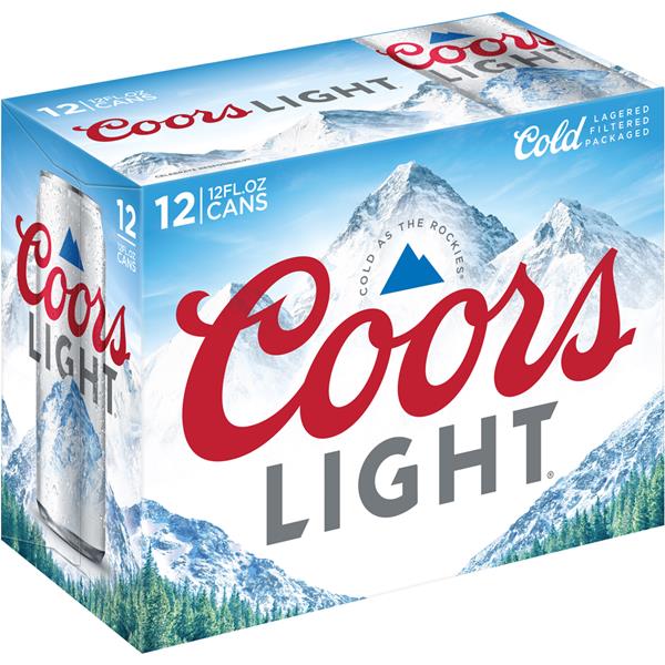 Image result for coors light 12 pack cans