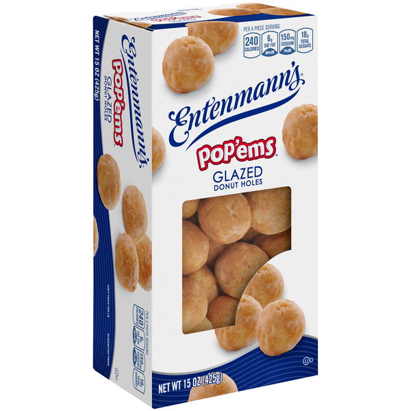Entenmann's Pop'ems Glazed Donut Holes HyVee Aisles Online Grocery