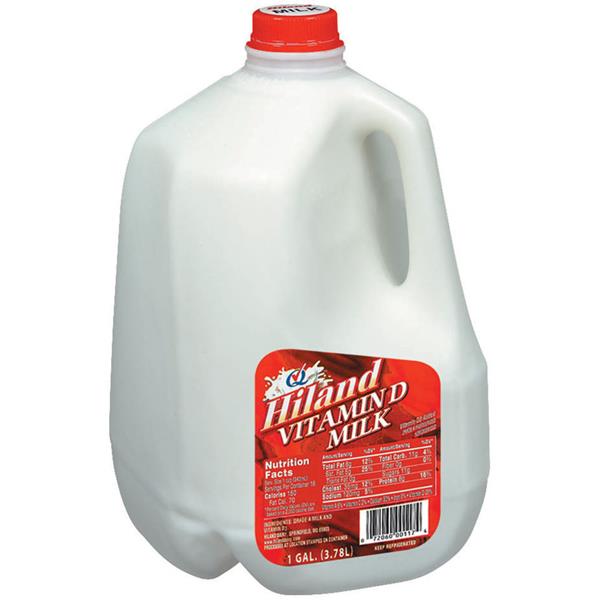 Hiland Vitamin D Milk 1 Gal Jug | Hy-Vee Aisles Online Grocery Shopping