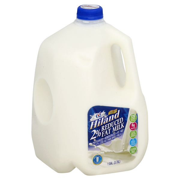 Reduced Fat Milk - Glass 1/2 Gal - Non-Subscription