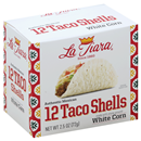 La Tiara Taco Shells White Corn 12Ct
