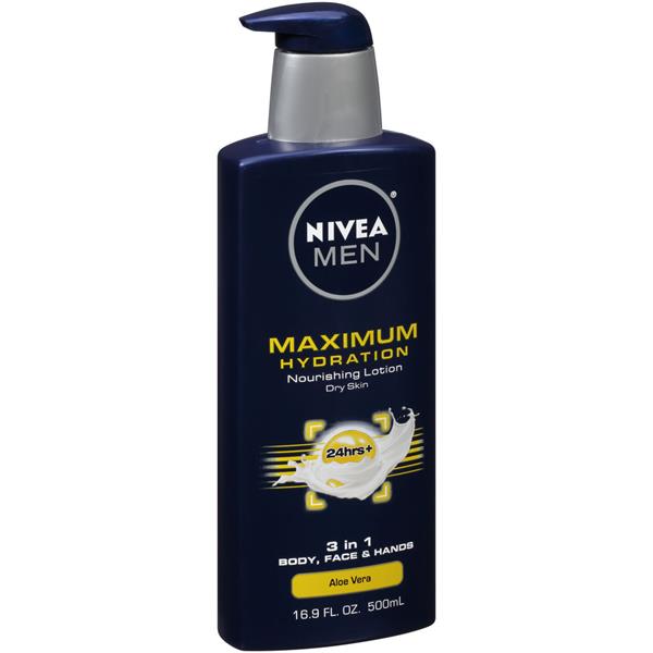 Nivea Men Maximum Hydration 3 In 1 Nourishing Lotion Hy Vee Aisles Online Grocery Shopping 5950