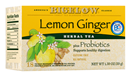 Bigelow Lemon Ginger Plus Probiotics Herbal Tea Bags