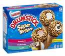 Drumstick Super Nugget Frozen Dairy Dessert Cones Variety Pack 8Ct