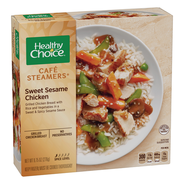 Healthy Choice Cafe Steamers Sweet Sesame Chicken HyVee Aisles