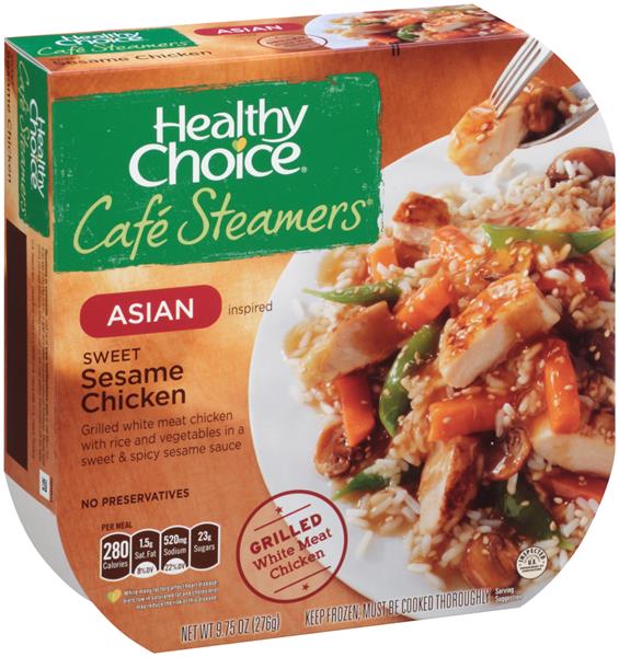 Healthy Choice Cafe Steamers Sweet Sesame Chicken | Hy-Vee Aisles