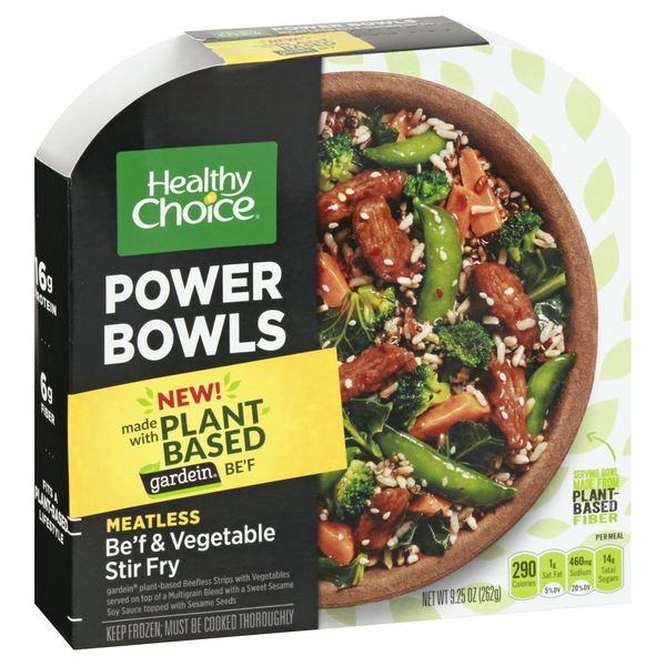 Healthy Choice Power Bowls Be'f & Vegetable Stir Fry HyVee Aisles