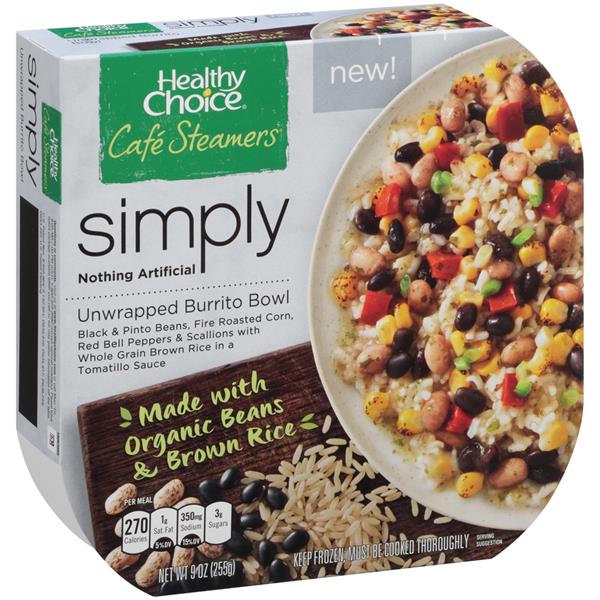 Healthy Choice Cafe Steamers Simply Unwrapped Burrito Bowl HyVee
