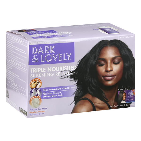 Dark and Lovely Healthy-Gloss Shea Butter Relaxer, Super 1 Each ✔️