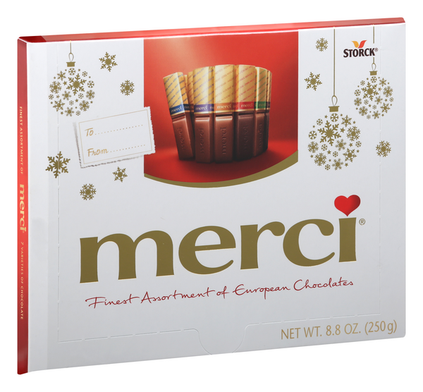 MERCI♡ Merci Holiday Finest Assorted European Chocolate Gift Candy