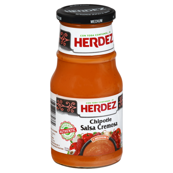 Herdez Medium Chipotle Salsa Cremosa HyVee Aisles Online Grocery