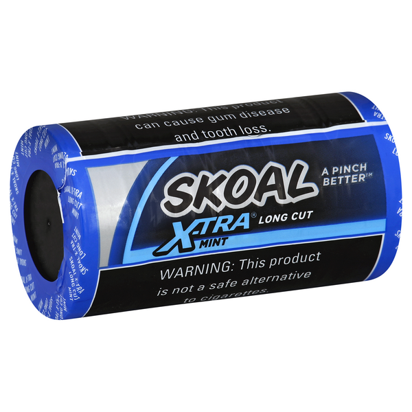 skoal chewing tobacco Skoal Smokeless Tobacco, X-Tra Long Cut Mint