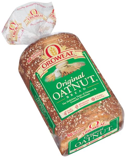 nutrition facts orowheat healthnut bread
