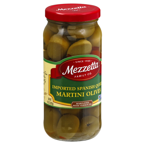 Mezzetta Martini Olives Imported Spanish Queen Marinated With Dry ...