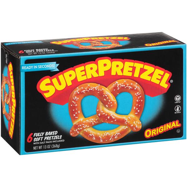SuperPretzel Original Baked Soft Pretzels 6Ct HyVee Aisles Online