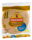 Mission 100% Whole Wheat Soft Taco Flour Tortillas 10Ct