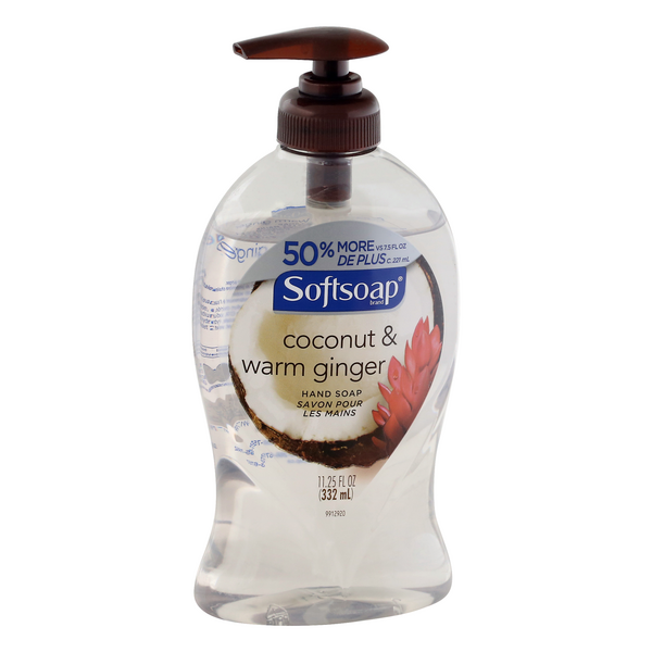 softsoap coconut & warm ginger hand soap