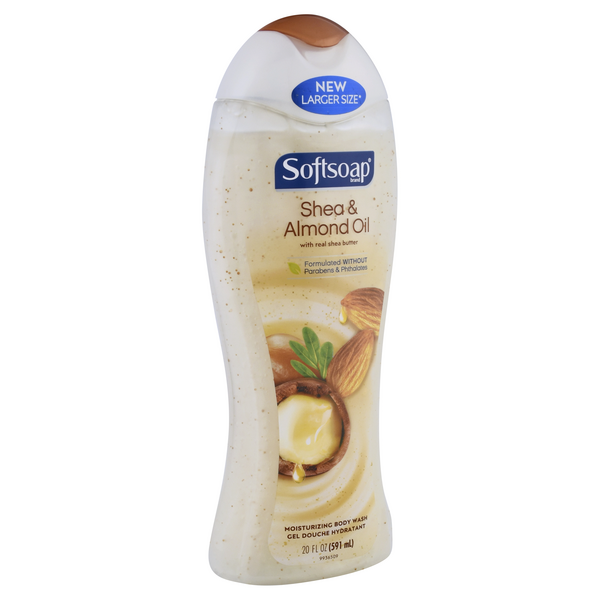 softsoap body wash shea & almond oil