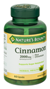 Nature's Bounty Cinnamon 2000 MG Plus Chromium Capsules