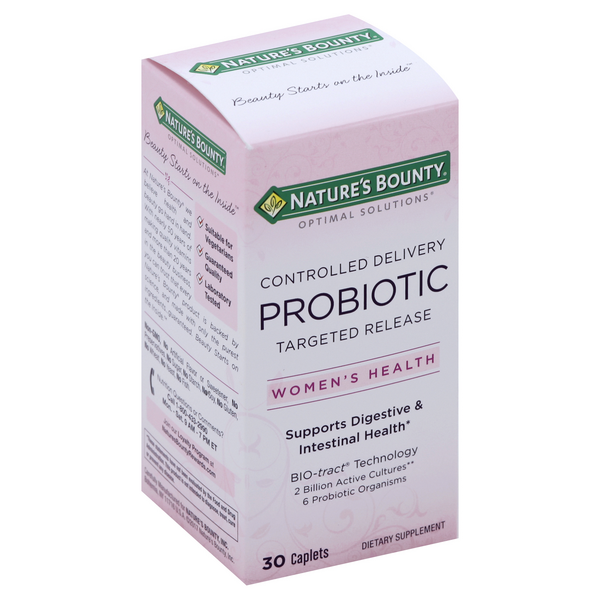 Nature's Bounty Probiotic Controlled Delivery Dietary Supplement ...