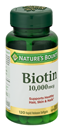 Nature's Bounty Biotin 10,000 MG Rapid Release Softgels