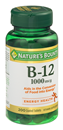 Nature's Bounty B-12 1000mcg Vitamin Supplement Tablets