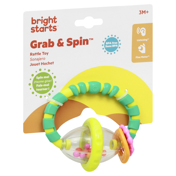 Bright Starts Grab & Spin Rattle Toy 1 ea | Hy-Vee Aisles Online ...
