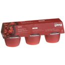 Hy-Vee Light Strawberry Flavor Apple Sauce 6-4 oz Cups