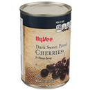 Hy-Vee Dark Sweet Pitted Cherries in Heavy Syrup