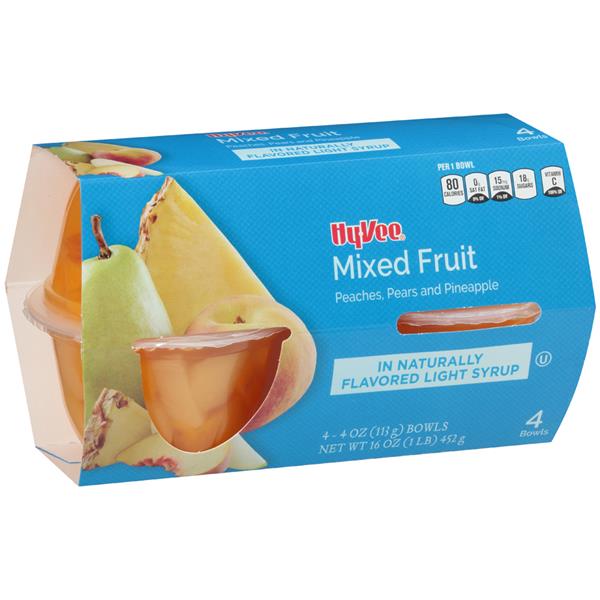 HyVee Mixed Fruit In Light Syrup, 44 oz Bowls HyVee Aisles Online