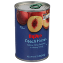 Hy-Vee Yellow Cling Peach Halves In Heavy Syrup