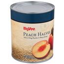 Hy-Vee Yellow Cling Peach Halves in Heavy Syrup