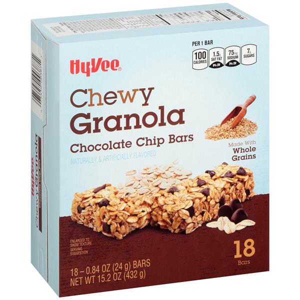 HyVee Chewy Granola Chocolate Chip Bars, 180.84 oz Bars HyVee