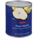 Hy-Vee Bartlett Pear Halves In Heavy Syrup