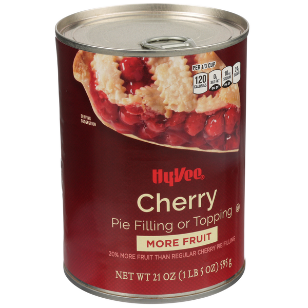 HyVee More Fruit Cherry Pie Filling Or Topping HyVee Aisles Online