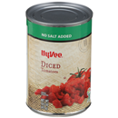 Hy-Vee No Salt Added Diced Tomatoes