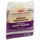 Hy-Vee Soft Taco Size Flour Tortillas 10Ct